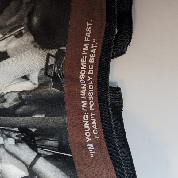 Mohammad Ali Black Denim Jacket - Picture 4 of 6